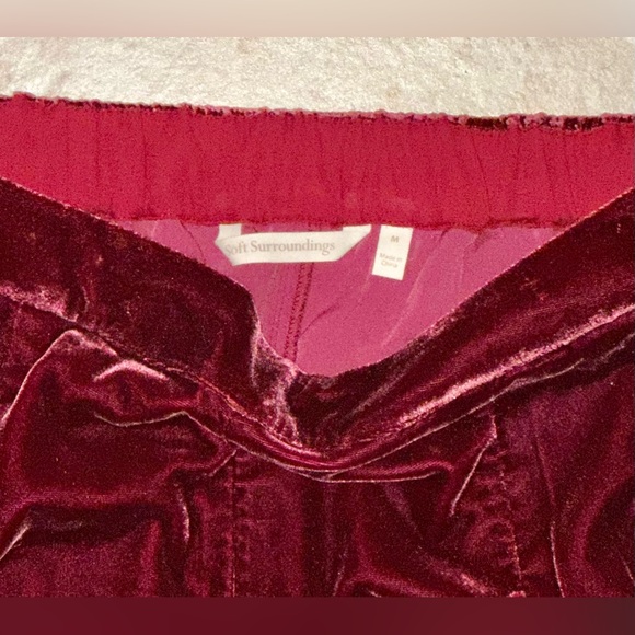 Soft Surroundings - Aria Velvet Jacket & Velvet Wide Leg Pant Set - Picture 13 of 14